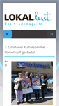 Mobile Screenshot of lokallust.de